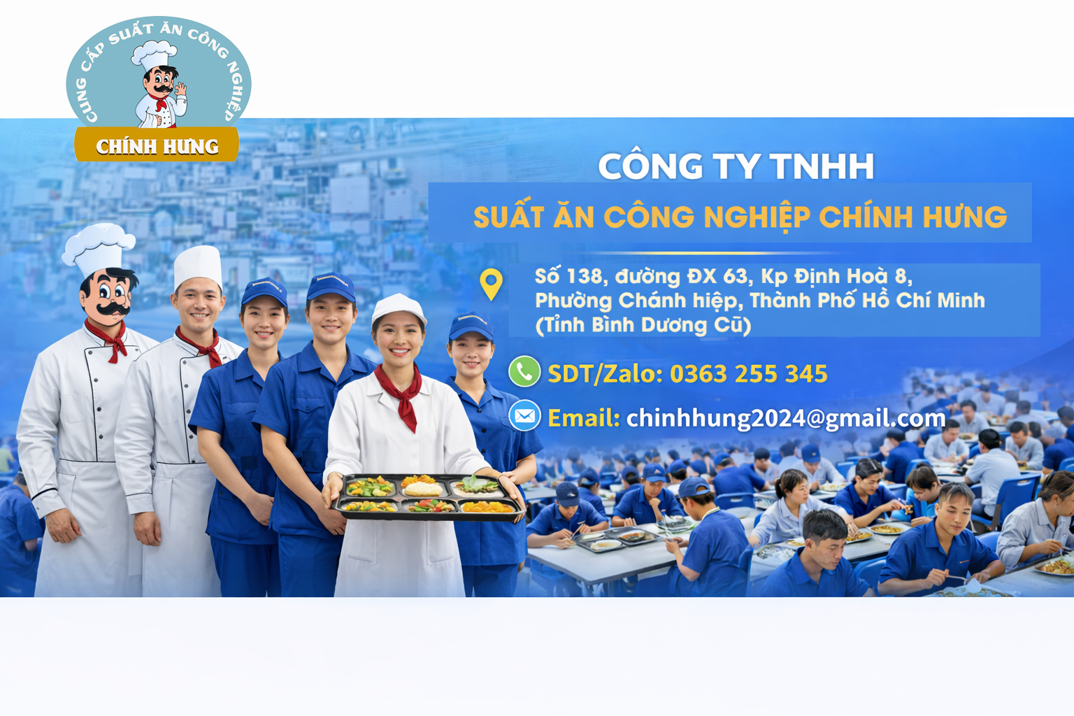 Suất ăn công nghiệp chính hưng